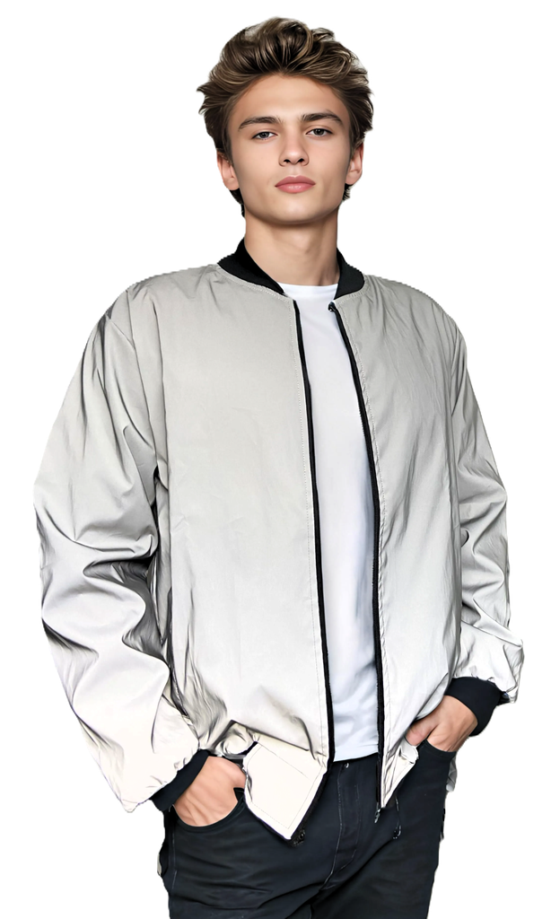 Chamarra Reflective Bomber Hombre FABDI®