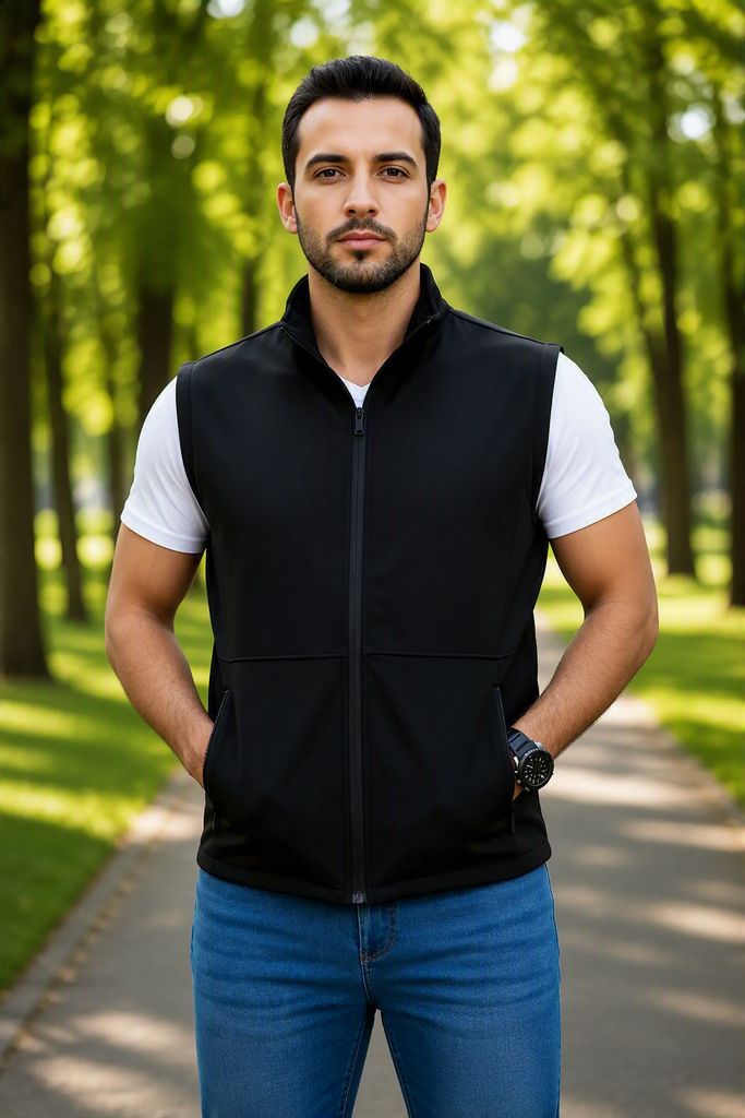 Chaleco Neoprene Hombre Quiriat-Sana® (Azul Marino, Talla Especial)