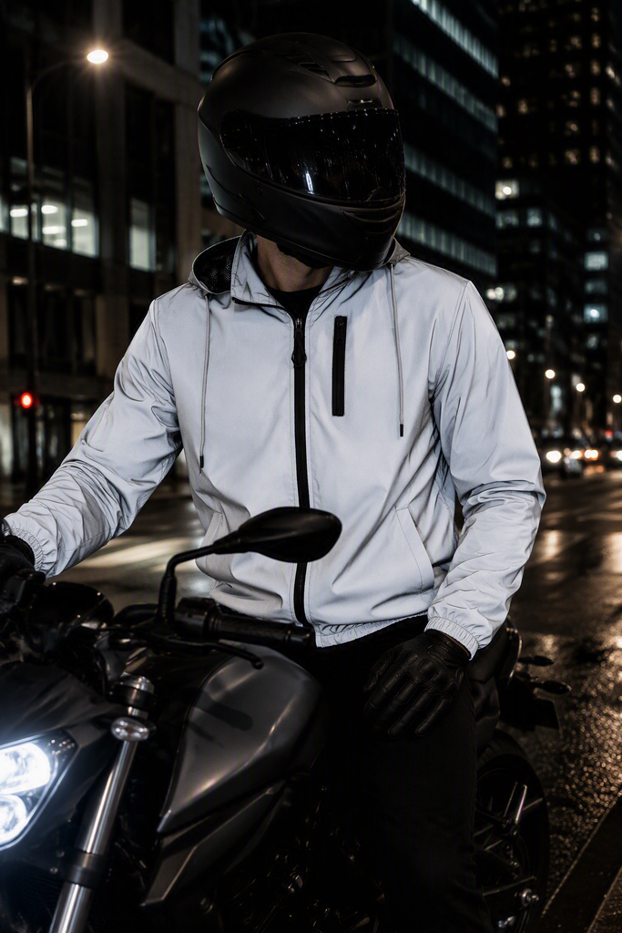[F-ROM-REF-UNI-GRI-HXS-MS-0092] Rompevientos Reflective FABDI® (Gris, Hombre XS / Mujer S)